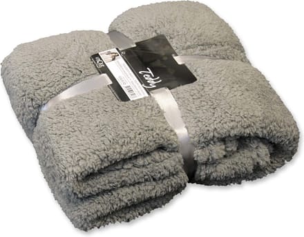 D- Unique Living | Teddy plaid 150x200cm grey