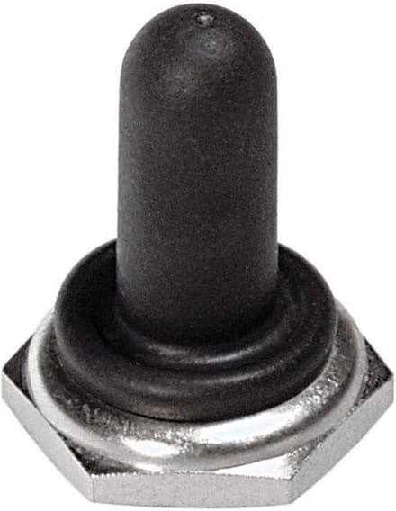 APEM N36116005 Afdichtkap Vernikkeld, Zwart 1 stuk(s)