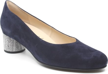 Hassia 1-304942-3200 Dames Suede Pump Blauw