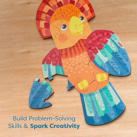 2in1 Papegaai Puzzel voor Kinderen - Creatief Puzzelen en Omdraaien