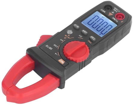 Amperometertang - Multimeter tester - Stroom meten - Dubbele open bekken - 1.42 inch bek - Zwart
