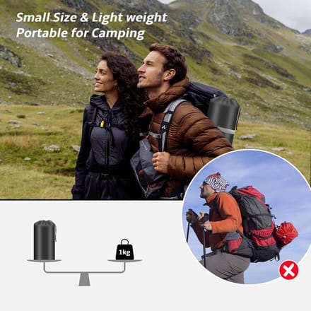 Isomat Camping 12 cm - extra dikke zelfopblazende isomat met geïntegreerde voetpomp