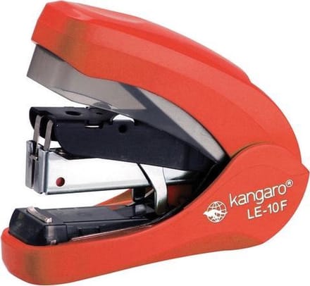Kangaro nietmachine - LE-10F - rood - flat clinch