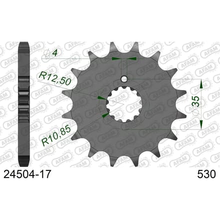 Tandwiel Afam 530 17 dents