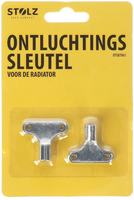 Ontluchtingssleutel verwarming - Set van 2 stuks