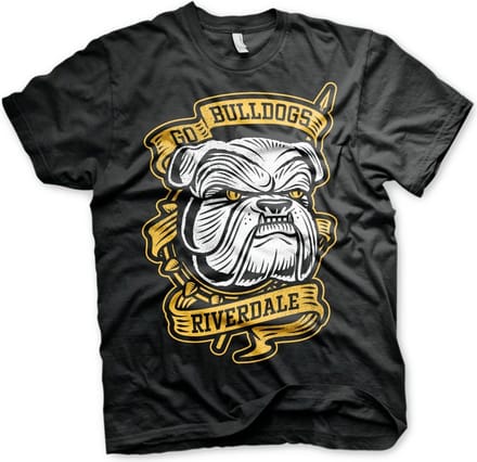 Riverdale Go Bulldogs T-shirt zwart