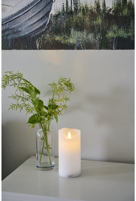 Sirius Home Sara LED kaars - oplaadbaar - rechargable - Ø7,5xH15cm