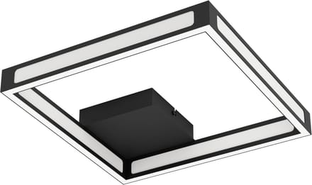 EGLO Altaflor Plafondlamp - LED - 31.5 cm - Zwart|Wit