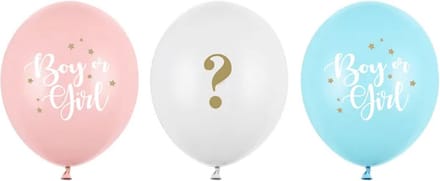 Partydeco - Ballonnen Boy or Girl - 50 stuks