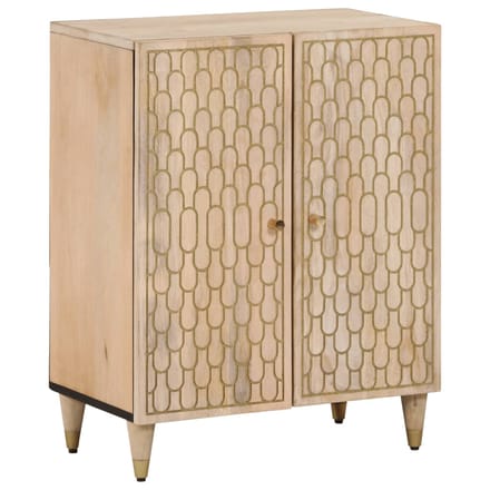 vidaXL - Bijzetkast - 60x33x75 - cm - massief - mangohout