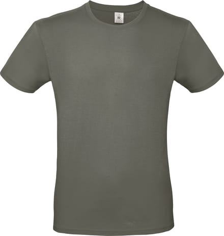 Classic E150 T-shirt B&C Collectie Millenial Khaki Maat M