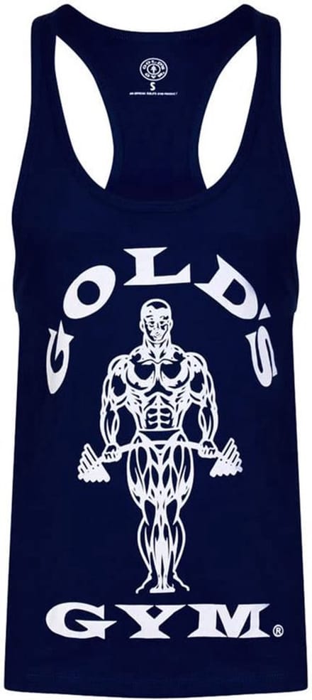 GGVST003 Muscle Joe Premium String Vest - Navy - S