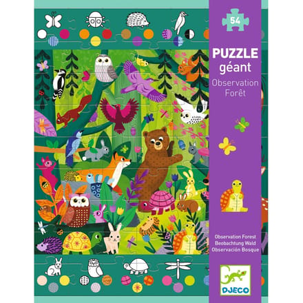 DJECO jumbo puzzel bos 5 jr+/ 54 stks