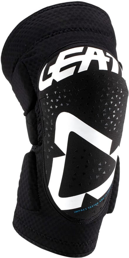 Leatt 3DF 5.0 Zwart Witte Motocross Kniebeschermers -