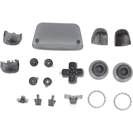 Volledige Vervangende Knoppen Set Reparatie Game Controller Accessoires voor PS5 Handvatten gray