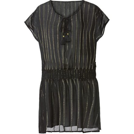 ESMARA Dames strandtuniek (Zwart/zilver/goud, S (36/38))