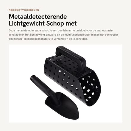 Dailygoods- Metaaldetectorschop Lichtgewicht - Multifunctionele Zeef