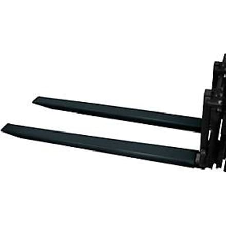 Vorkverlenging, L 2000 x B 100 x 55 mm, zwart