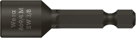 Wera 869/4 M 05060431001 Dopsleutel-machinebit 9.4 mm 3/8 inch Aandrijving 1/4 (6,3 mm) 50 mm 1 stuk(s)