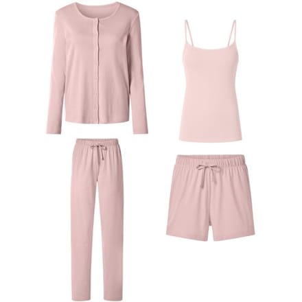 ESMARA Dames pyjama set (Lichtroze, XS (32/34))