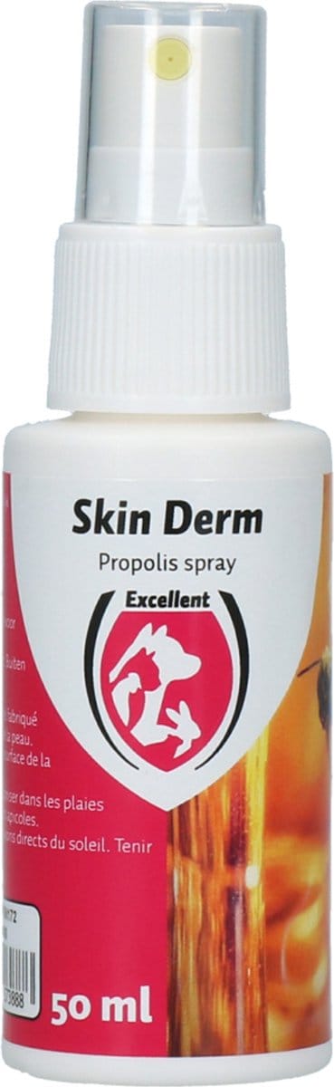 Excellent Pets Skin Derm Propolis Spray 50 ml - Ondersteund het herstellend vermogen van de huid