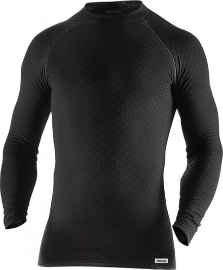 Fristads T-Shirt Lange Mouwen 743 Pc - Zwart - XL