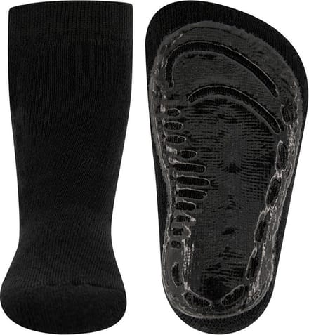Antislip sokken effen zwart-18/19