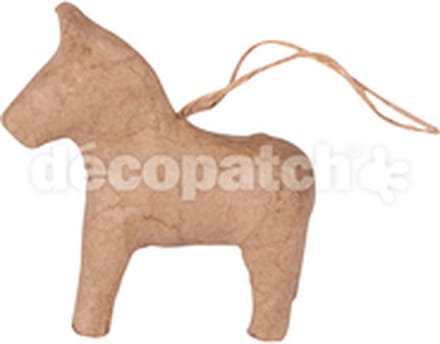 hanger kerstmis Zweeds Paardje om op te hangen 8 cm.