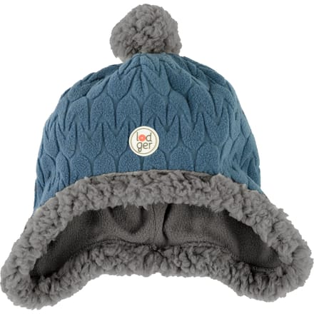 Kindermutsje winter creme - 1-2 Jaar - met pompon - goede pasvorm