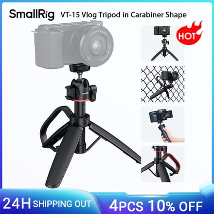 SmallRig 5285 VT-15 Mantis Tripod in Carabiner Shape