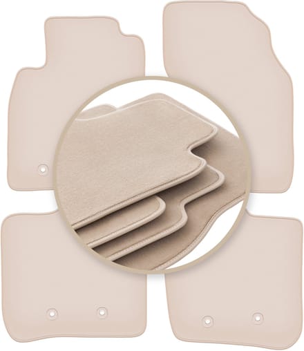 PREMIUM beige matten voor: Volvo S40 I sedan 1995-2004