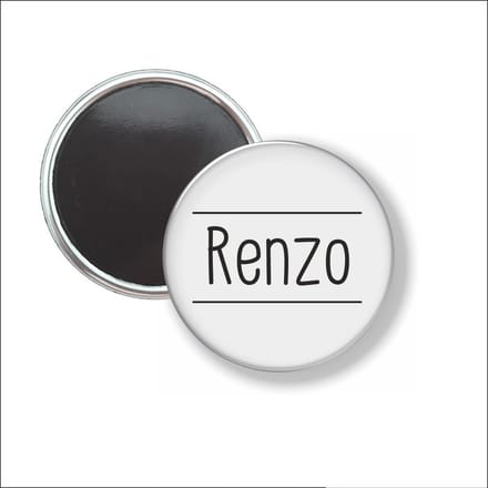 Button Met Magneet 58 MM - Renzo - NIET VOOR KLEDING