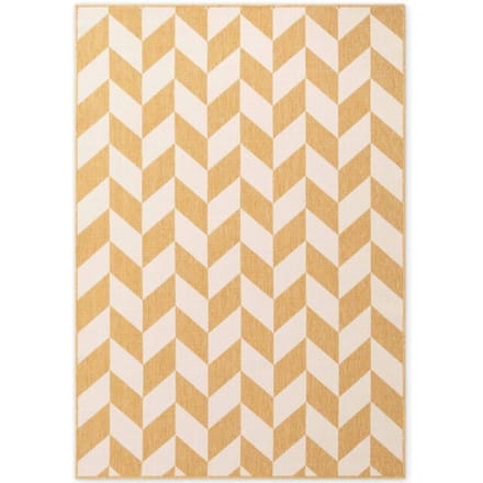Ted Baker Ted baker haringey buitenkleed geel wit- 80x200 cm