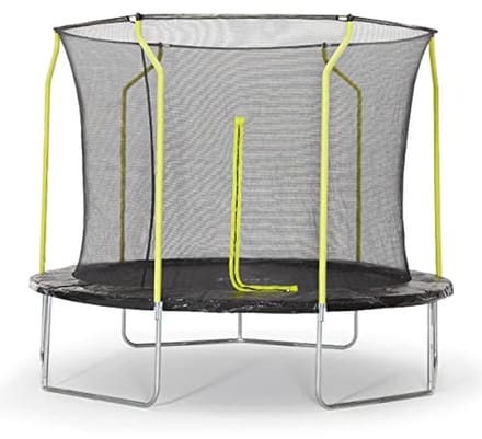 Unisex Jeugdtrampoline 10ft met Veiligheidsbehuizing - Ideaal voor Kinderen