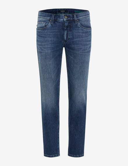 Eurex Heren Jeans  Style LENN BLUE STONE, denim blauw regular, maat 42/36