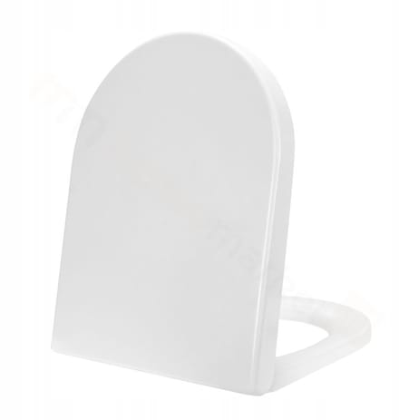 Zitten met Cover Omnires Ottawa Comfort - Soft Close, Wit