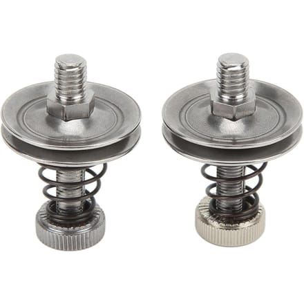 2 stuks Draadspanningseenheid 3.5x1cm/1.4x0.4in Roestvrij Staal Naaimachine Draadspanning gray