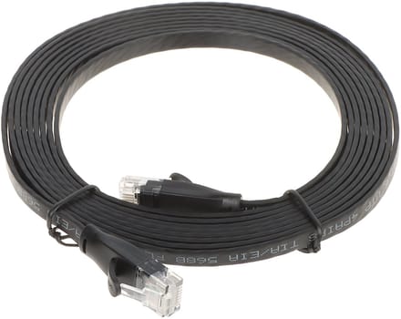 Unitek network cable - 3 m - black - Zwart - 3m