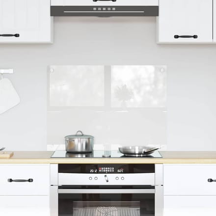 vidaXL - Keukenachterwand - Transparant - 70 - x - 50 - cm - gehard - glas