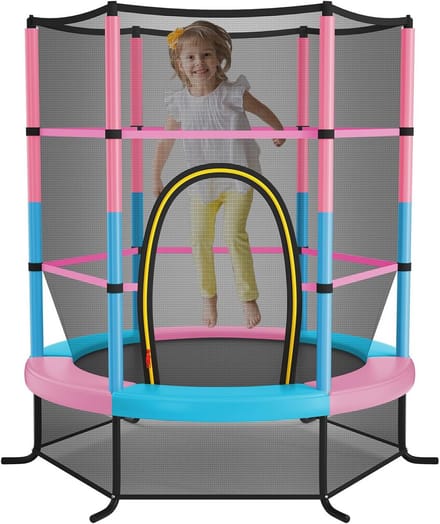 Trampoline voor Kinderen Binnen en Buiten met Veiligheidsnet