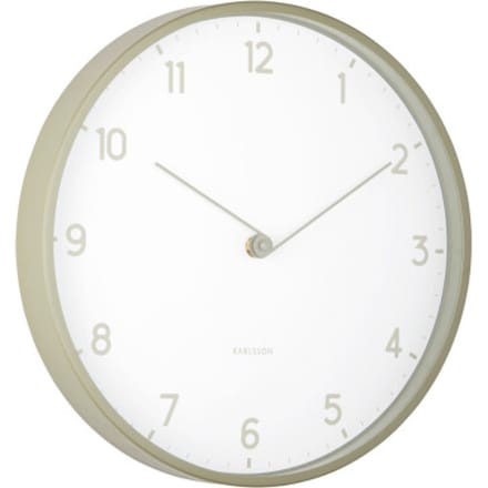 Karlsson wandklok sencillez tea green- Ø30cm