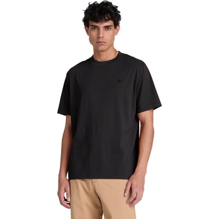 Timberland Oyster River Chest Logo Ss Tee Reg Black Taglia: M | Magliette basic Outlet | Uomo | Nero