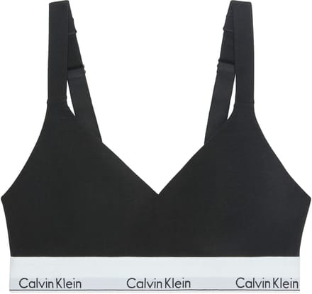 Calvin Klein dames icon cotton modal lift bralette zwart