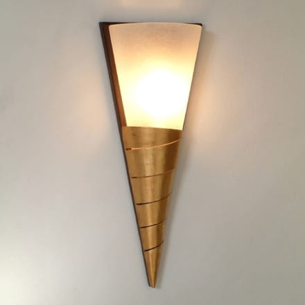 Holländer Elegante wandlamp INNOVAZIONE TRE goudkleurig
