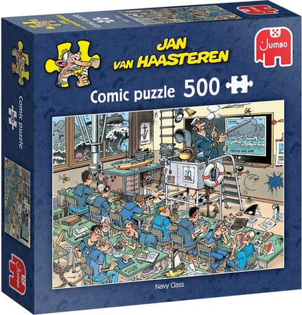 Jan van Haasteren Navy Class comic puzzle marine klas 500 stukjes jumbo puzzel