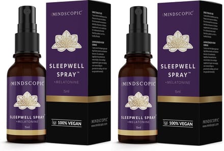 Mindscopic - Sleepwell Spray - 2x 15ml - Melatonine - Goede Nachtrust