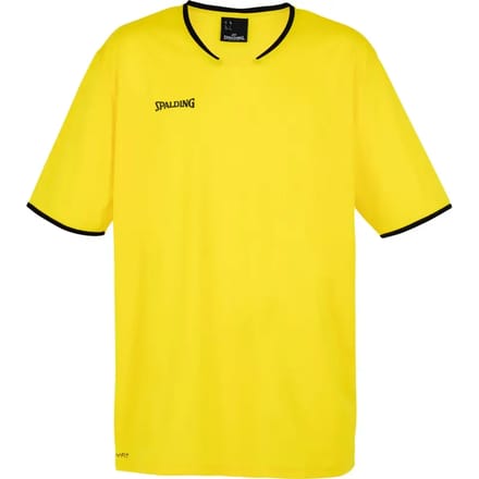 Move Shooting Shirt Korte Mouw Limoengeel/Zwart