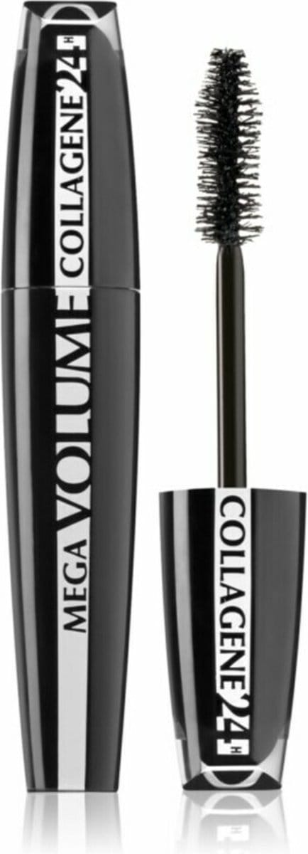 L'Oréal Mega Volume Collageen 24H Mascara Extra Black - 3 x - Voordeelverpakking