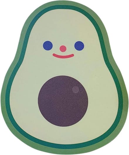 Muismat Avocado - Grappige Muis Mat in de vorm van een Avocado - 28CM