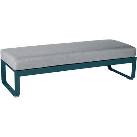Fermob BELLEVIE Zitbank Module Midden - 21 acapulcoblauw - 79 Flanelgrijs